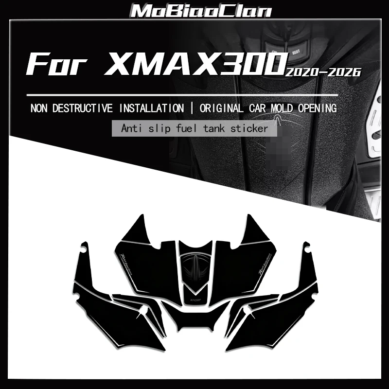 For YAMAHA XMAX300 2020-2026 Motorcycle Fuel Tank Sticker Modification Body Protection Anti Scratch Sticker Film Accessories