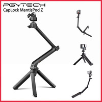 PGYTECH 3 WAYS Tripod Mantispod Z Video Vlogger Waterproof Selfie Stick Hand Grip For OSMO Action Gopro Hero 12 11 10 9 Insta360