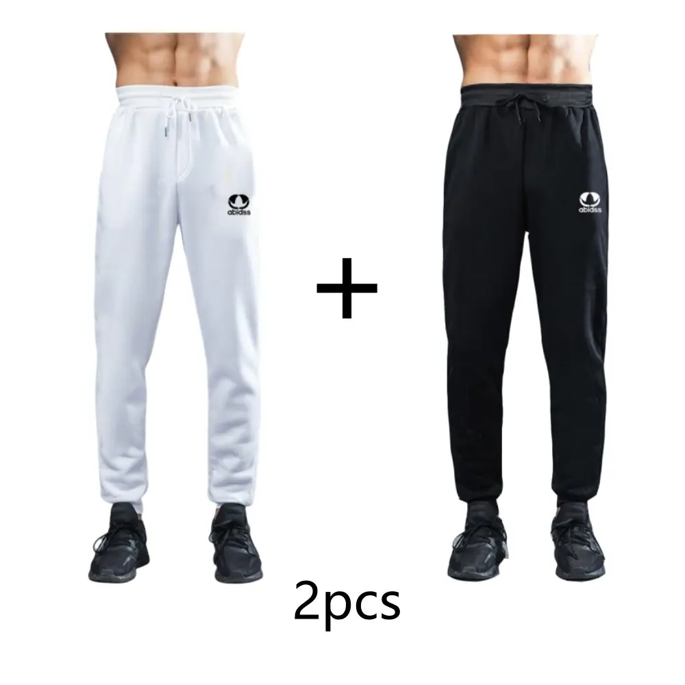 abidss Fashion Casual Fleece Sweatpants Men's Women's Slow Running Basketball Sports Pants Versatile Casual Pants Autumn Winter