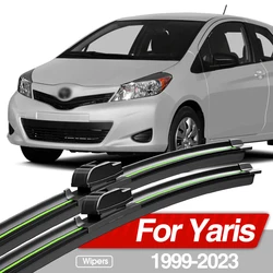 For Toyota Yaris 1999-2023 Front Windshield Wiper Blades 2pcs Windscreen Window Accessories 2005 2006 2009 2010 2013 2014 2020