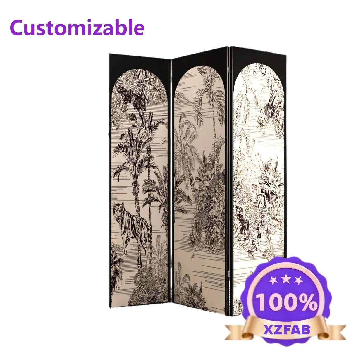 Factory Direct 2026 French screen partition living room foldable mobile room