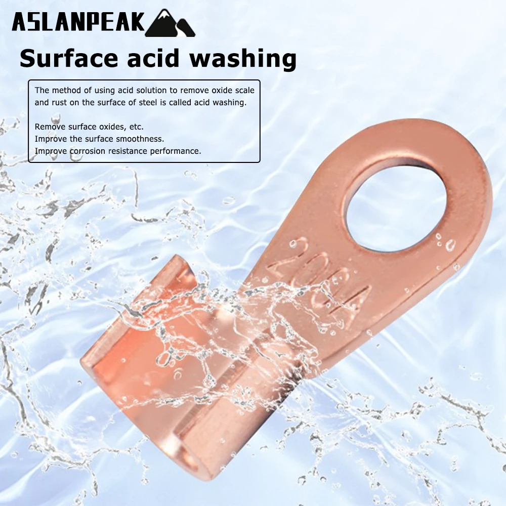 OT 70/80/120 قطعة/المجموعة النحاس محطة مفتوحة تجعيد حلقة موصل كابل سلك كهربائي محطة العروات النحاسية محطة موصلات عدة