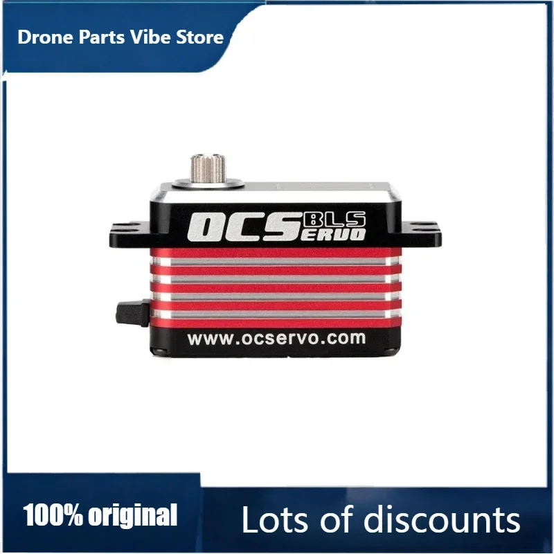 

FyOriginal OCS-D4009 8.4V 0.09Sec/60° 40kg.cm Full Metal Low Profile High Speed Brushless Motor Steel Gears Servo 24/45mm 7075 A