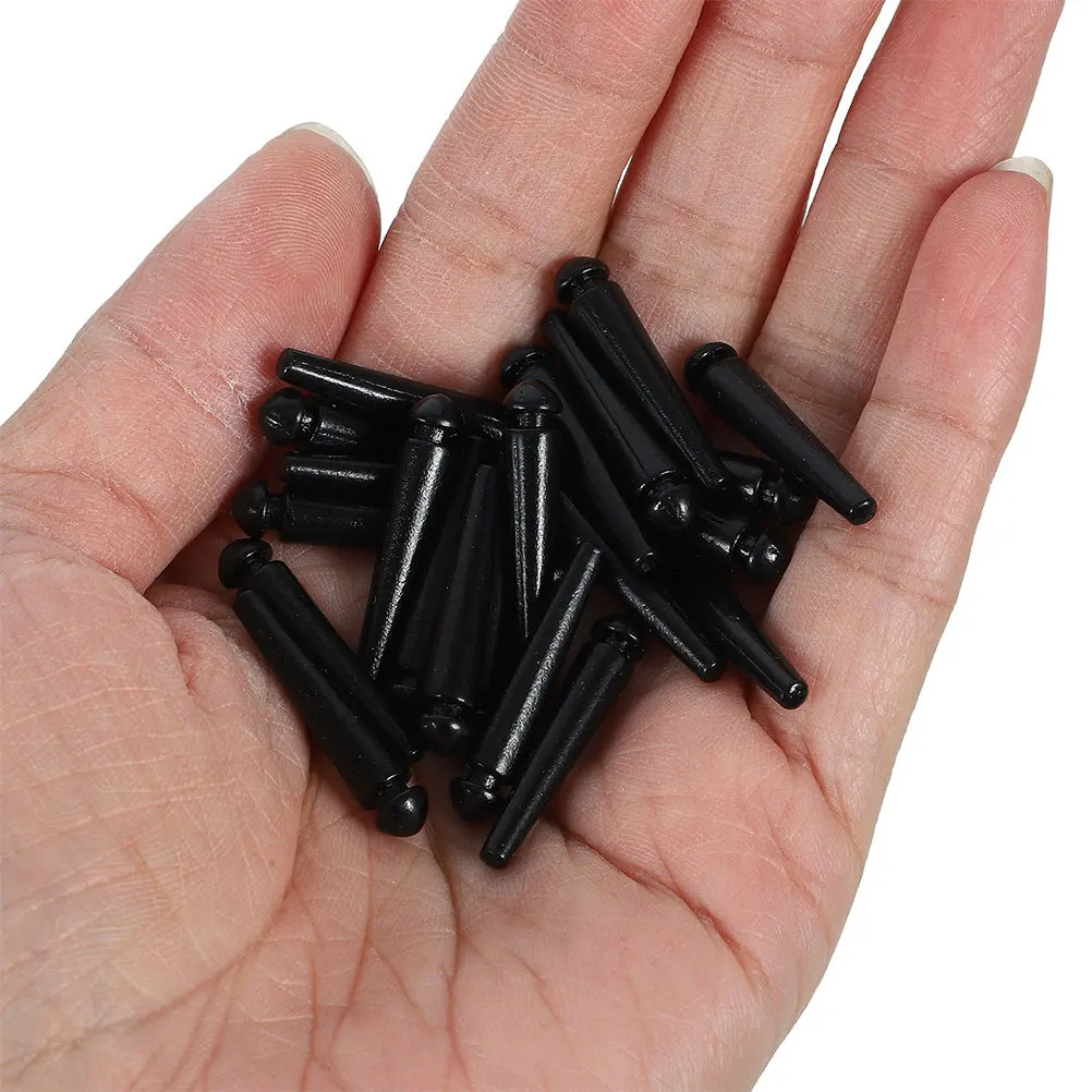 

50Pcs Metal Cribbage Pegs Black Cribbage Board Game Peg Set for Travel Portable Family Home Scoring Accessories