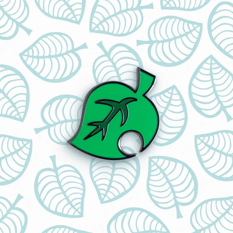 Reúna el Animal Crossing insignias de mercancía broches el tipo duro recoger ramas pareja figuritas de Xi Shihui como regalos