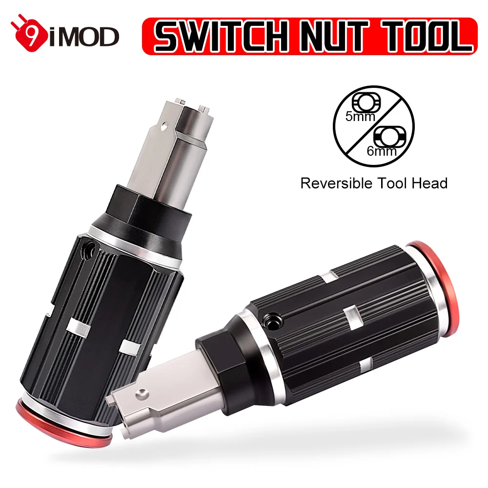 9IMOD Metal Switch Nut Tool 5mm/6mm Reversible Head Screwdriver Tool For RadioMaster TX12 BOXER TX16S Boxer TX15 GX12 RC Radios