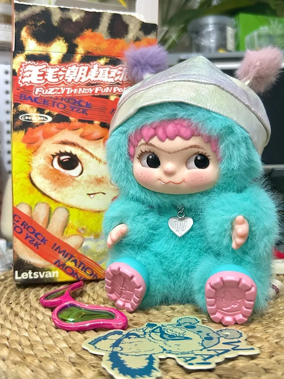 

New WAKUKU Trendy Party Series Blind Box Girls' Gift Handmade Doll Blind Box Key Pendant Surprise Fun Gift Children's Day Gift