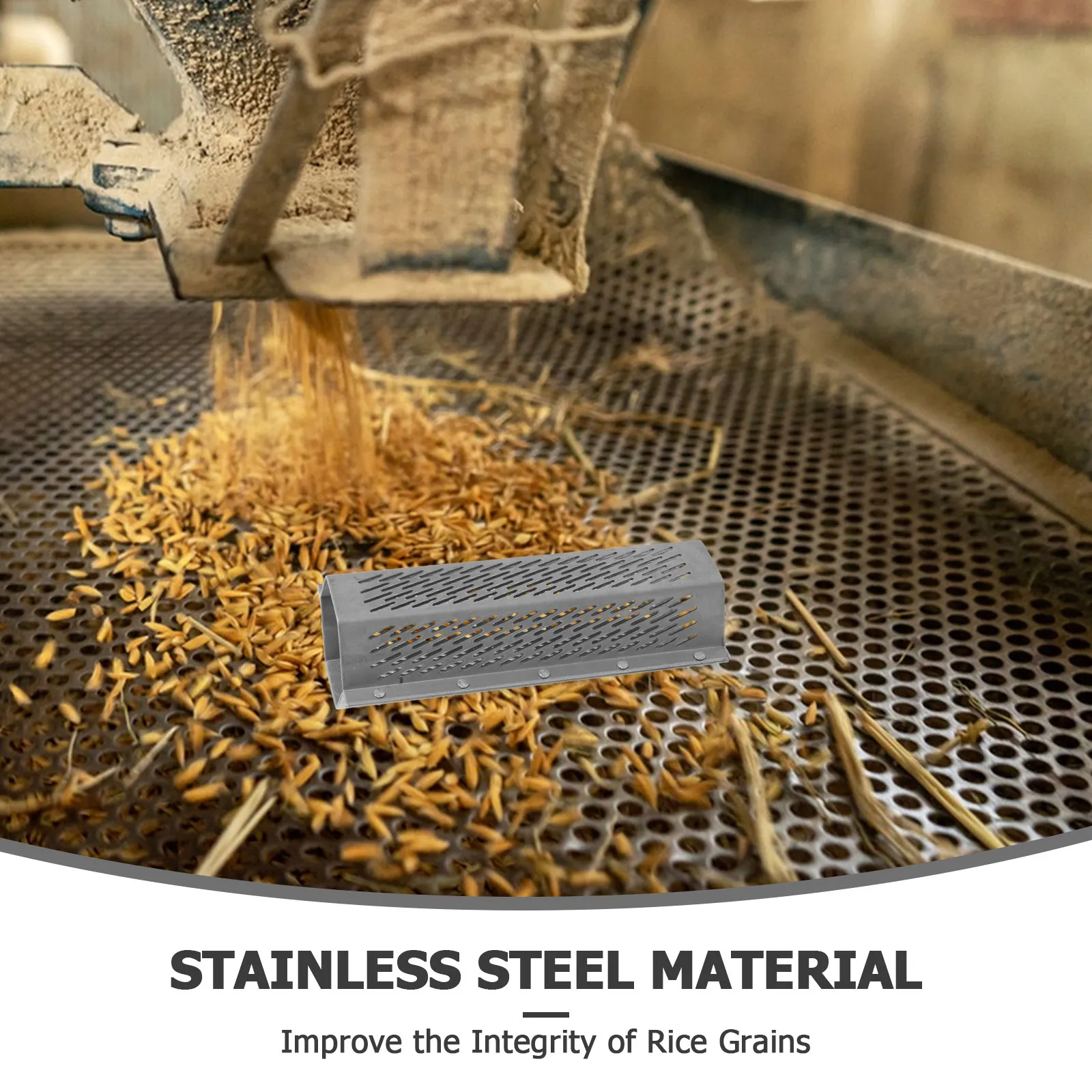 Rice Huller Sieve Stainless Steel Mesh For Grain Peeling Dehusking Milling Machine Sifter Home Commercial Use Husking Machine