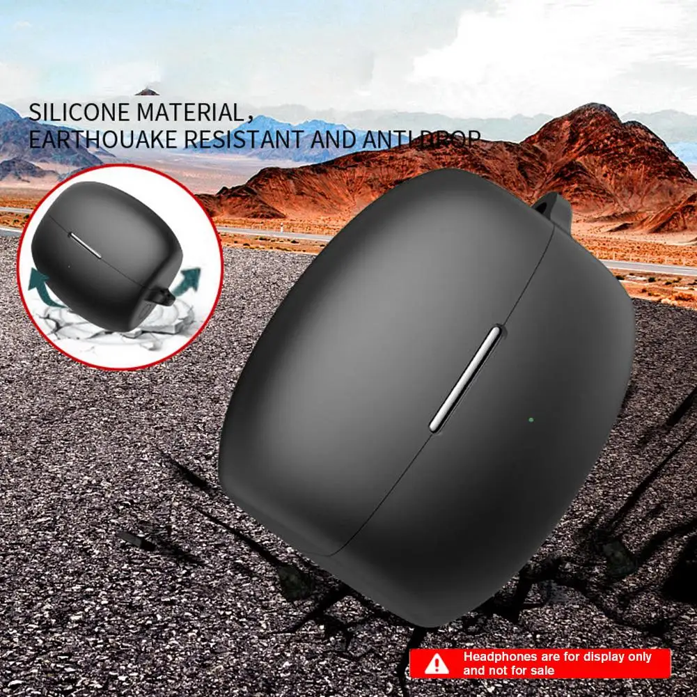 For OPPO Enco Clip Earphone Silicone Case Earbuds Waterproof Shockproof Soft Protective Headphone Cover Headset Skin