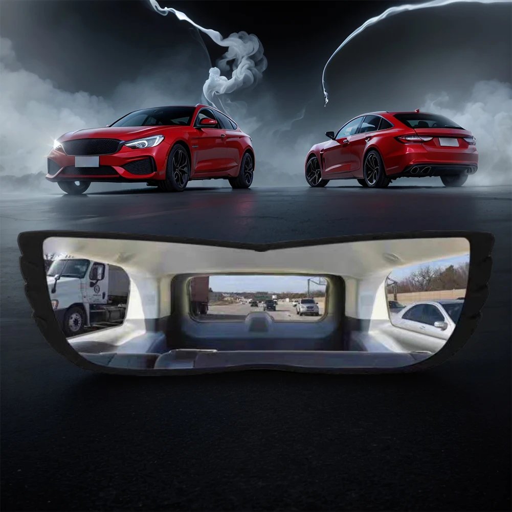 Car Interior Rear View Mirror Wide Angle Panoramic Assisting Anti-glare Large Vision Interior Monitor Universal Auto Accessories