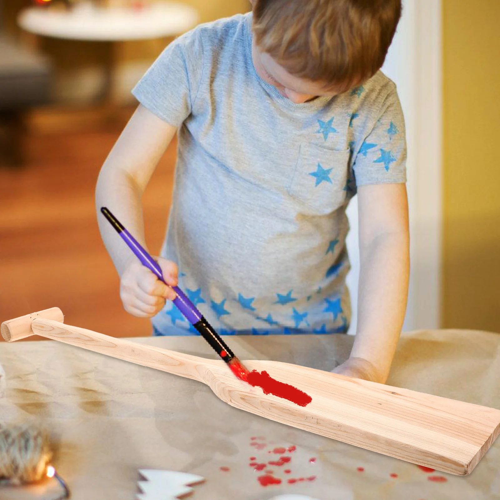 Bricolage palette inachevée artisanat bois vierge pour la décoration créative de la maison-ornement suspendu en bois décoratif parfait pour le thème nautique