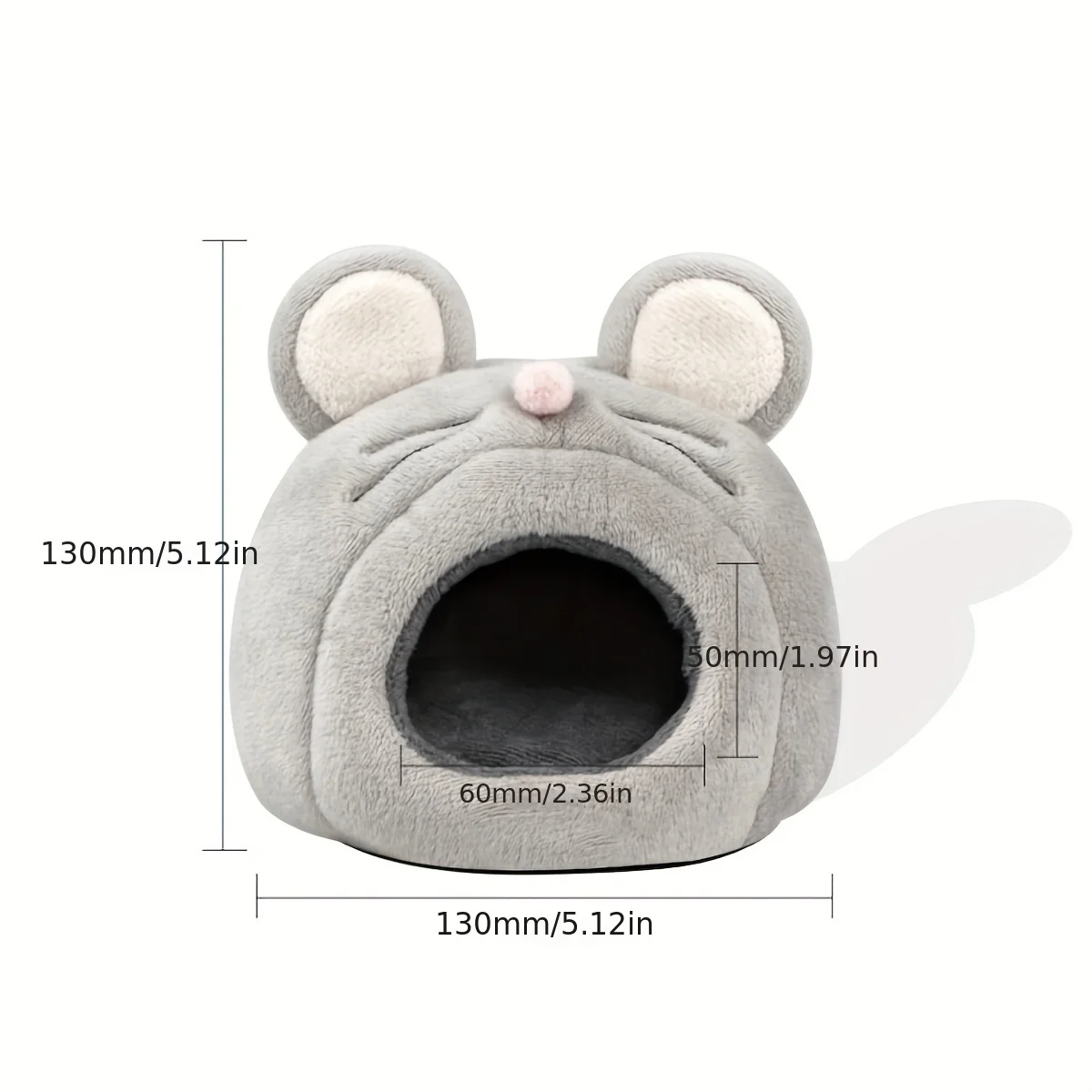 1 pc Rat Hamster Warm Bed House Cusion Fleece Hut Hanging Hammock Cute Toy Nest Hideout for Mini Small Animal Mice,Sugar Glider,