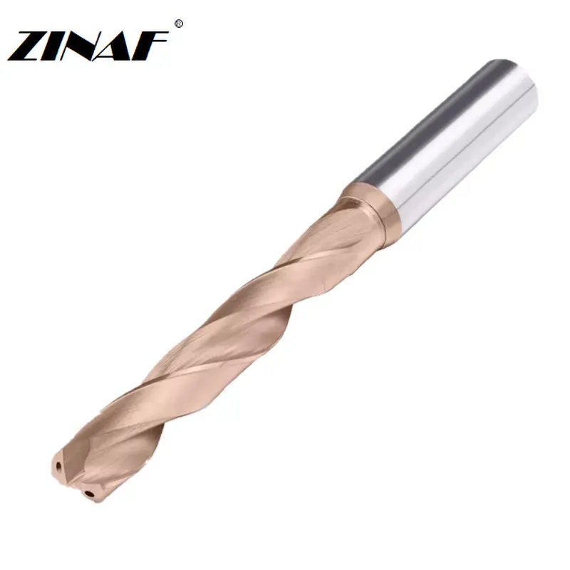 Carbide drill 3D 5D Internal cooling bit 3-16mm d6 d8 CNC High hard coating bit High efficiency wear-resistant cooling drill