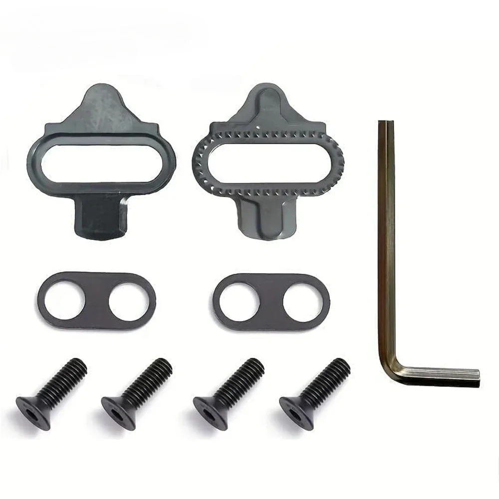 Bicycle Shoes Cleats for Shimano SH51 SPD MTB Cleats Multi-Release Bike Pedal Clips Shoes Clips Set Bicycle Accessories