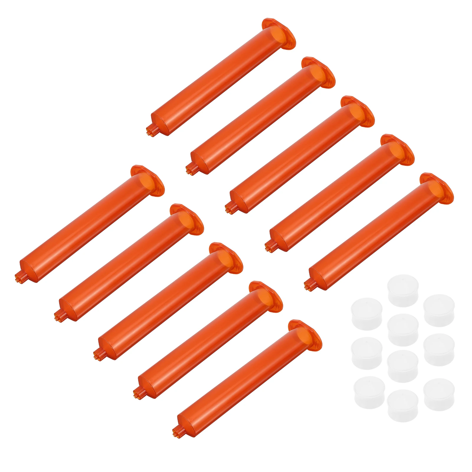 

10pcs 55cc Plastic Injector Syringe For Industrial Industrial Dropper Liquid Adhesive Dispenser Syringe Needle