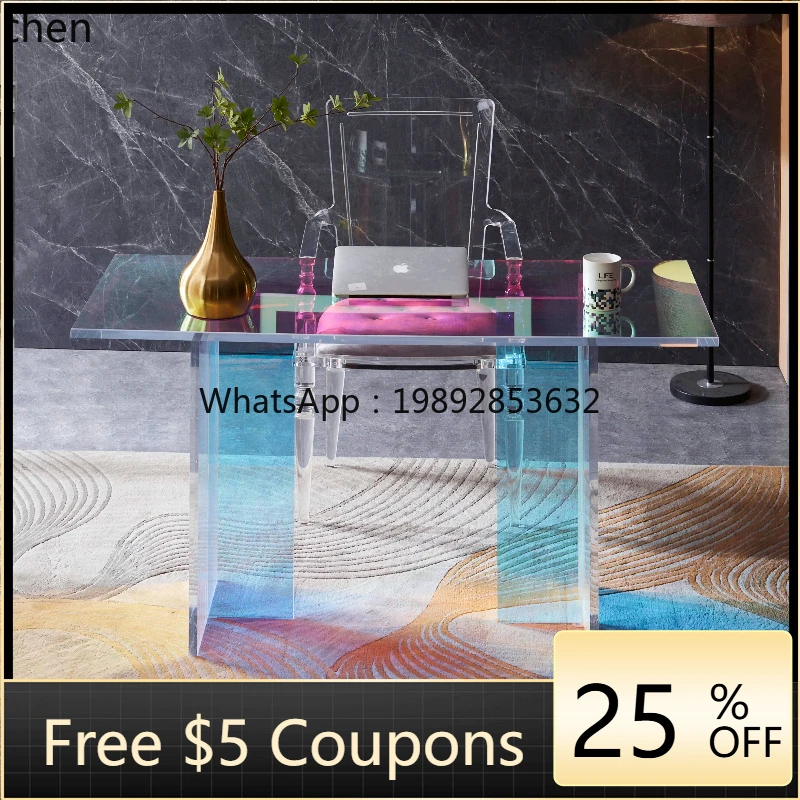 

H1 acrylic colorful bar coffee shop clothing store Nakajima simple minimalist desk