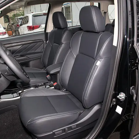 Custom Fit Car Accessories Seat Covers 5 Seats Top Leather for 2014-2024 Mitsubishi Outlander 3th 4th Sport