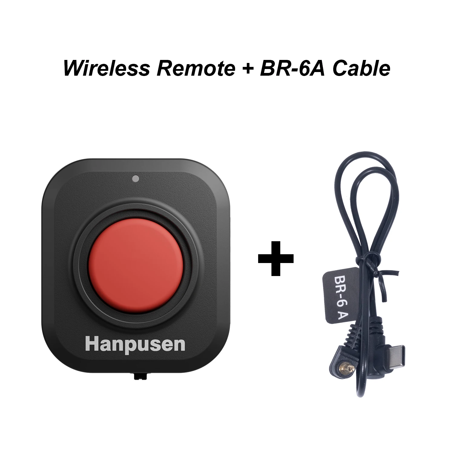 BR6 Cage Handle Knop Video-opname Afstandsbediening voor Sony A1 A9 Z200 NX800 A7V ZVE10; Voor Canon Nikon Fujifilm Olympus Pentax