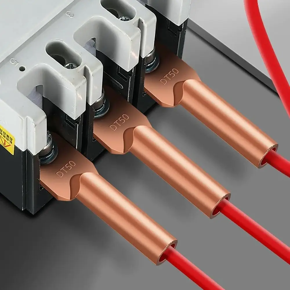 

New Copper Coppe Terminal Non-Insulated Small Terminal Block Copper Connectors Cable