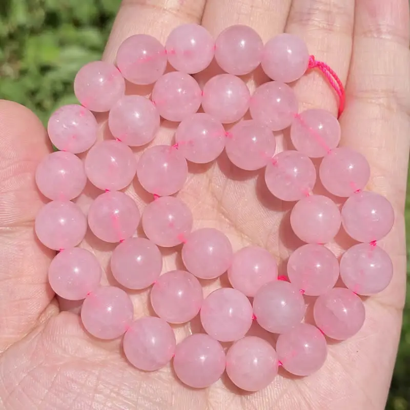 Natural Stone Beads 4 6 8 10mm Tiger Eye Lava Amethyst Green Dongling Pearl Jewelry Making DIY Bracelet Necklace - view 3