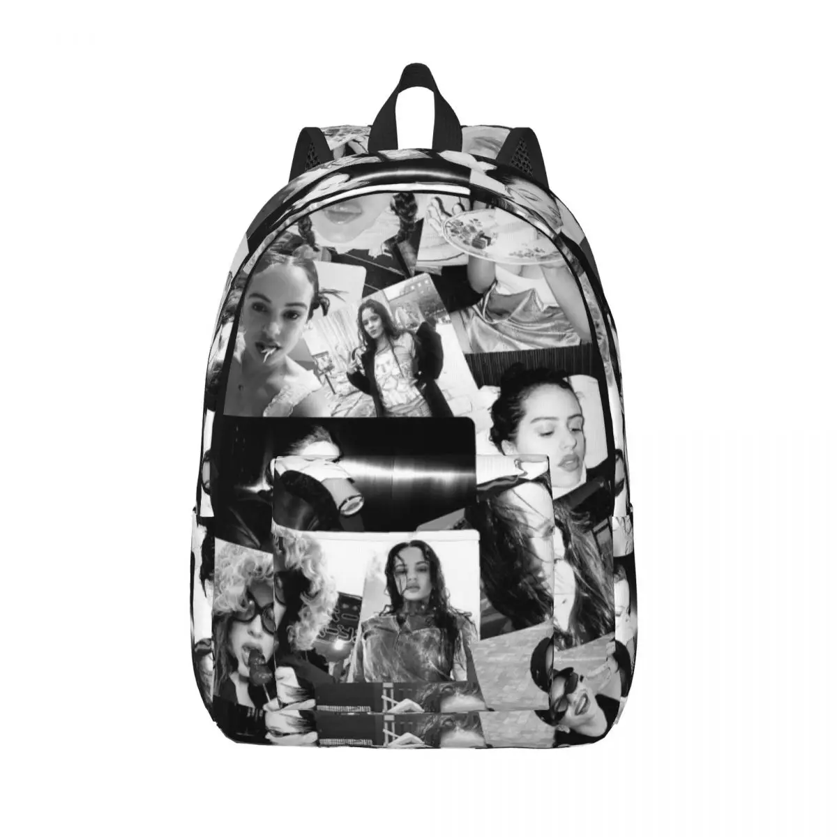 

ROSALIA LUX Album Pop Music Backpack for Men Women Casual Student Business Daypack Laptop Computer Canvas Bags Sports
