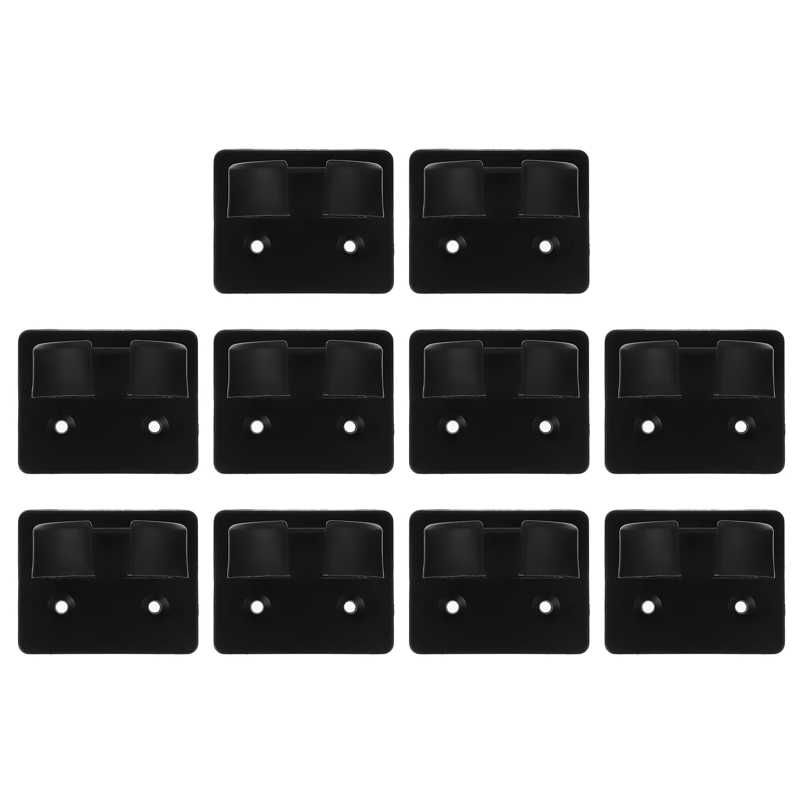 

10pcs Microphone Clip Sturdy Wall Bracket Universal Mic Holder for Stand Karaoke Adjustable Desk Hanger Durable Plastic