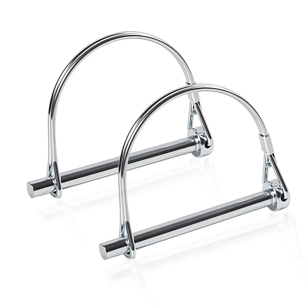 Trailer Coupler Pins Hitch Pins Safety Connector Pins Zinc-Plated Carbon Steel Trailer Locking Pins Safety Pin For Side Trailers
