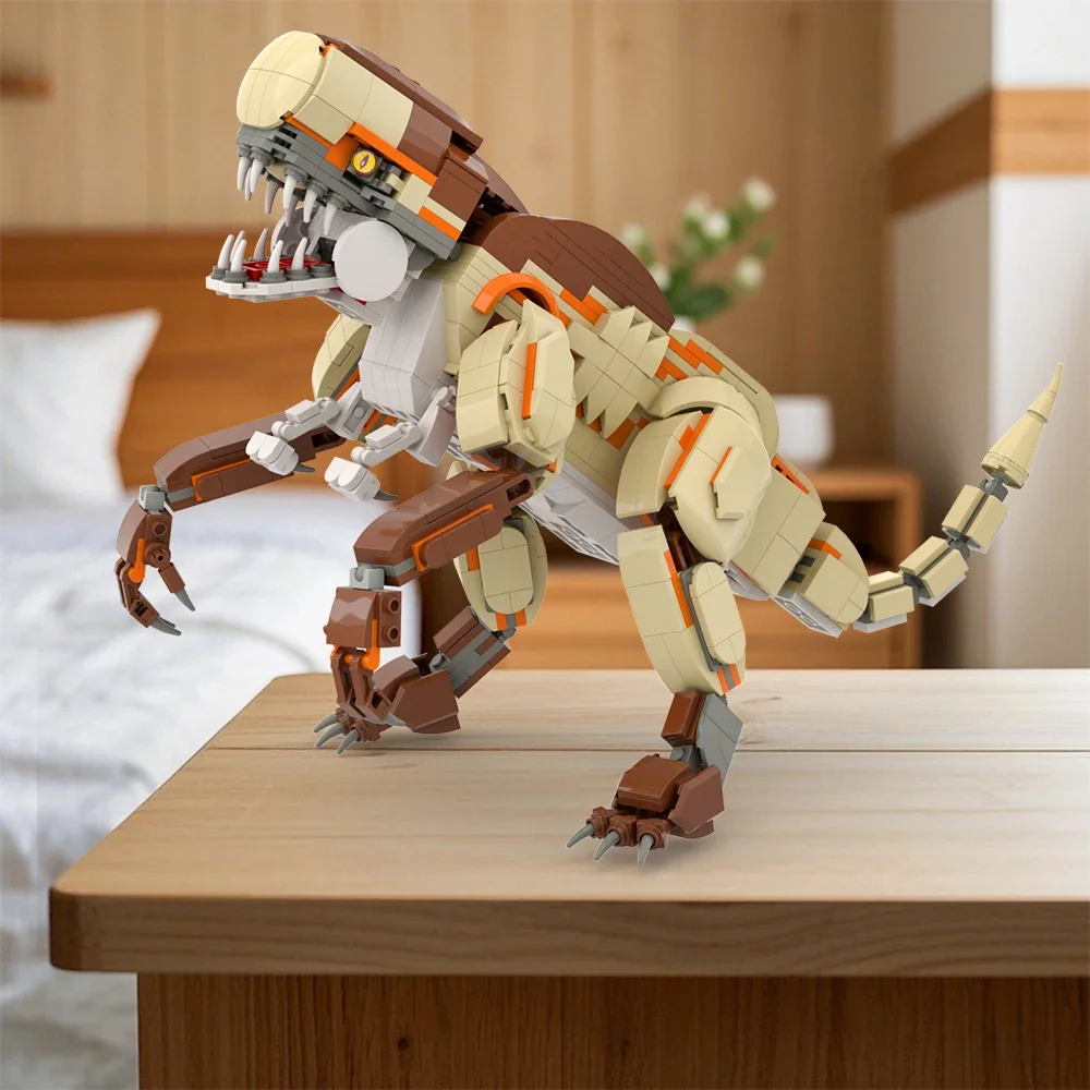 MOC Jurassicess and World Indominus Rex Dinosaur Building Blocks Creative Expert Triceratops Tyrannosaurus Rex Model Bricks Toys