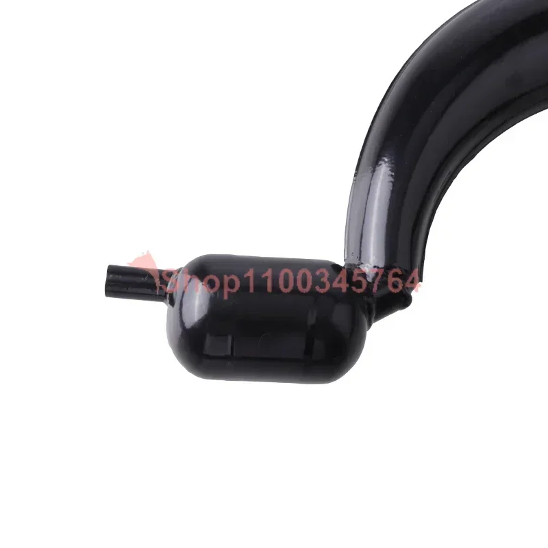 Banana tube silencer exhaust chamber silencer for 49cc 60cc 66cc 80cc 100cc 2 stroke gas engine electric bike