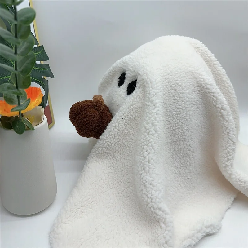 Hantu dengan bantal labu, hantu Halloween dengan bantal labu untuk hadiah penggemar, boneka lembut Halloween hantu mewah