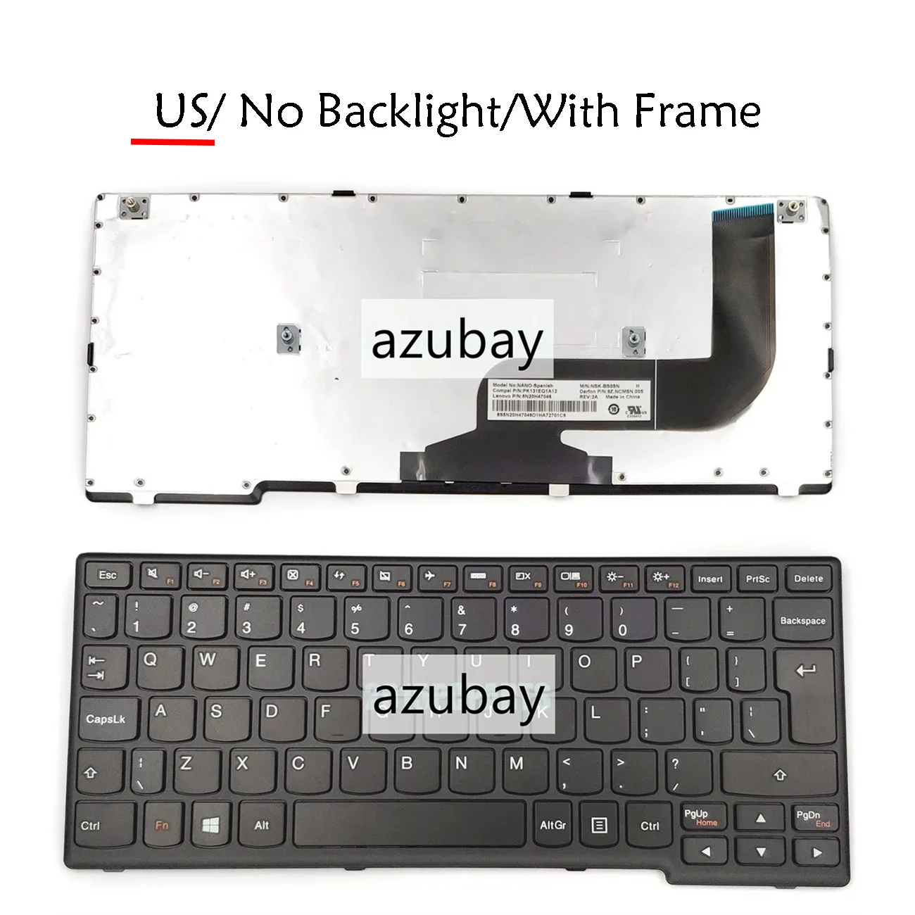 US Keyboard For Lenovo Ideapad Flex 10, S210 S215, S21e-20 S20-30 Touch, Yoga 11s  25210801 25210861 25210831  25210887 25210857