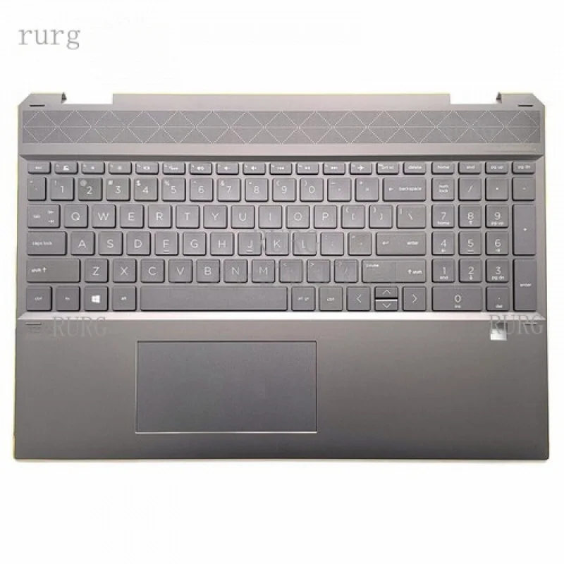 

L New For HP Spectre 15-DF Palmrest Upper Case w/ US Backlit Keyboard 4AX38TATP60