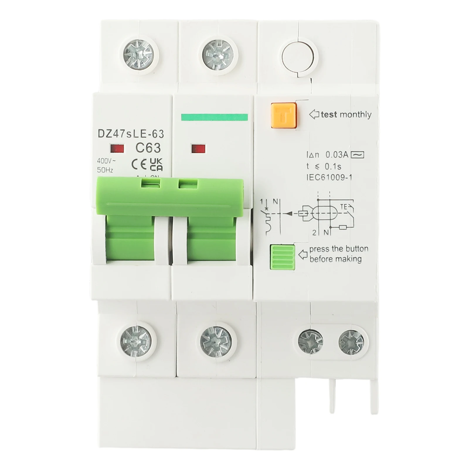 

Air Switch 2P Circuit Breaker Automatically Close Improving Safety Quick Closing Reducing Sparks Strong Wire Pressure