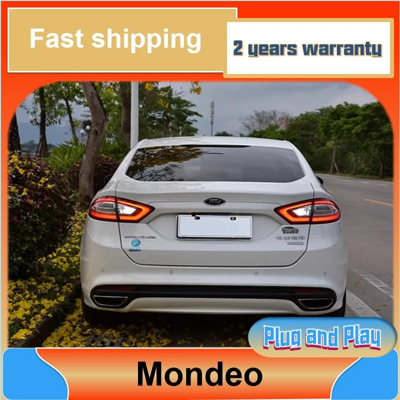 Car Styling for Ford Mondeo Taillight 2013 2014 2015 2016 Mondeo Tail Lights DRL Fog Brake Turn Signal Reversing