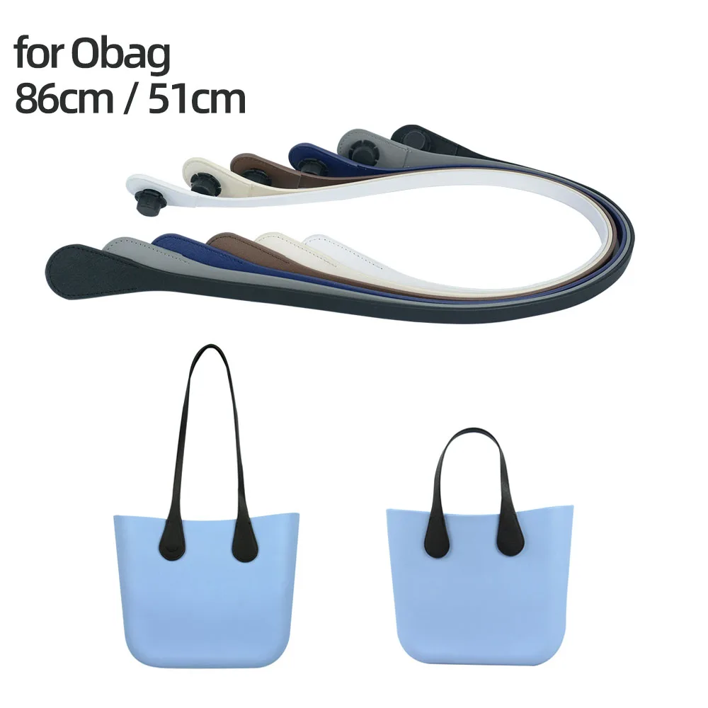 New 1 Pair Long Short OBag Slim PU Leather Handles Strap Replacements for O Bag Shoulder Hand-Held Straps Accessories