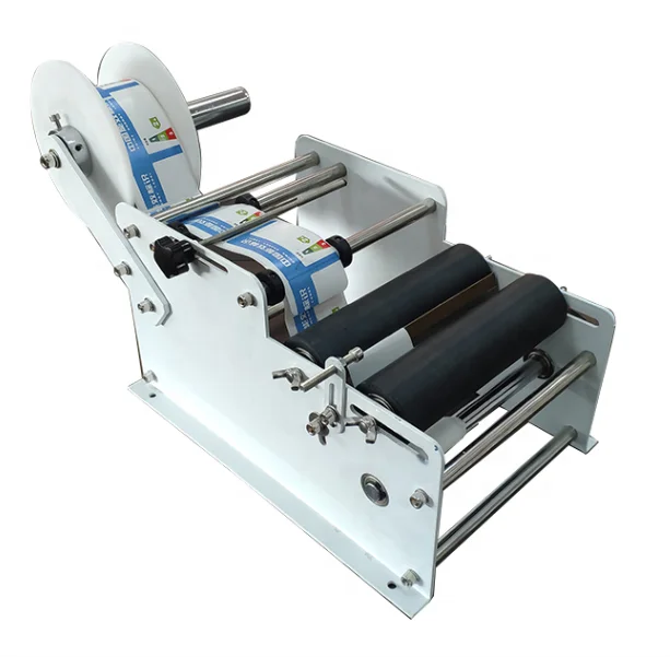 

Manual Round Bottle Sticking Wine Bottle Sticker Label Small Labeling Machine