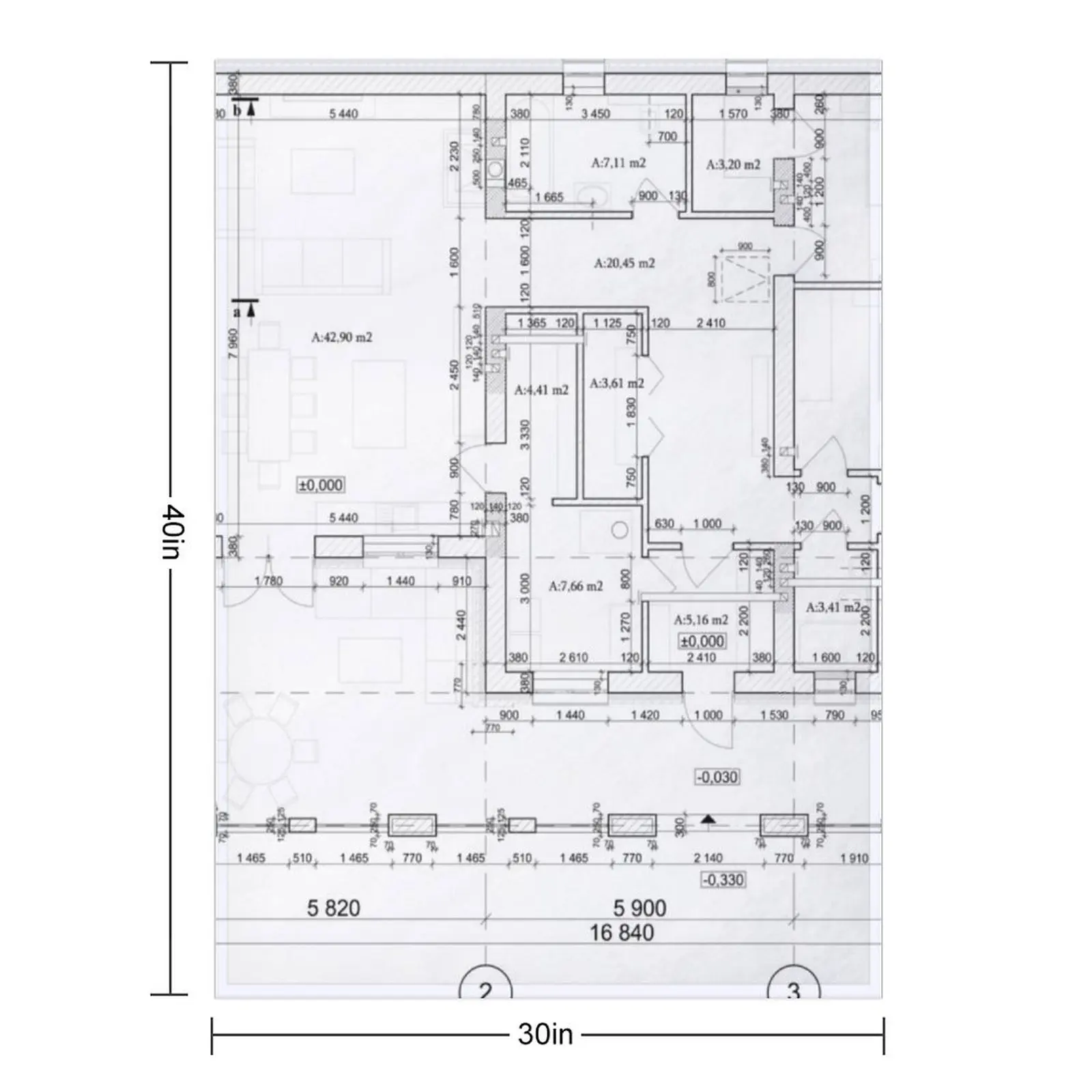 Detailed architectural private house floor plan, apartment layout, blueprint. Vector illustration Throw Blanket Hair Blankets