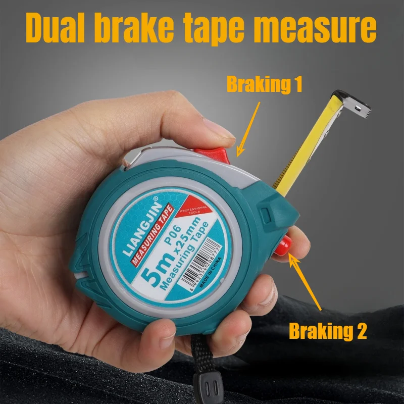 Metric/Imperial Tape Measure Retractable Thickened Wear-resistant 3M/5M Steel  Tape Measure Woodworking Measurement tools