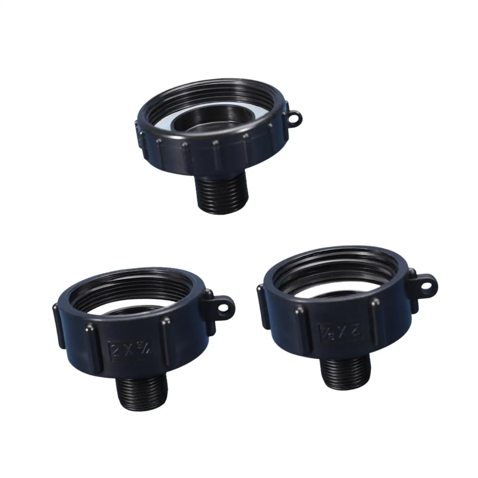 IBC Tote Tank Drain Adapter Heavy Duty Plastic Fittings for Garden Hose Connection and Water Supply