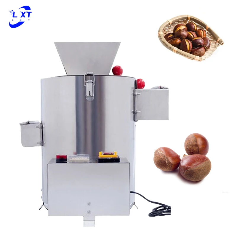 Automatic Chestnut Peeling Machine Commercial Chestnut Huller Castanea Mollissima Kernel Sheller Machine