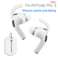 2025 Silicone Ear Tips for AirPods Pro 3 Silicone Earplugs Anti-slip Noise Soft Replacement Earbuds with Storage Bag