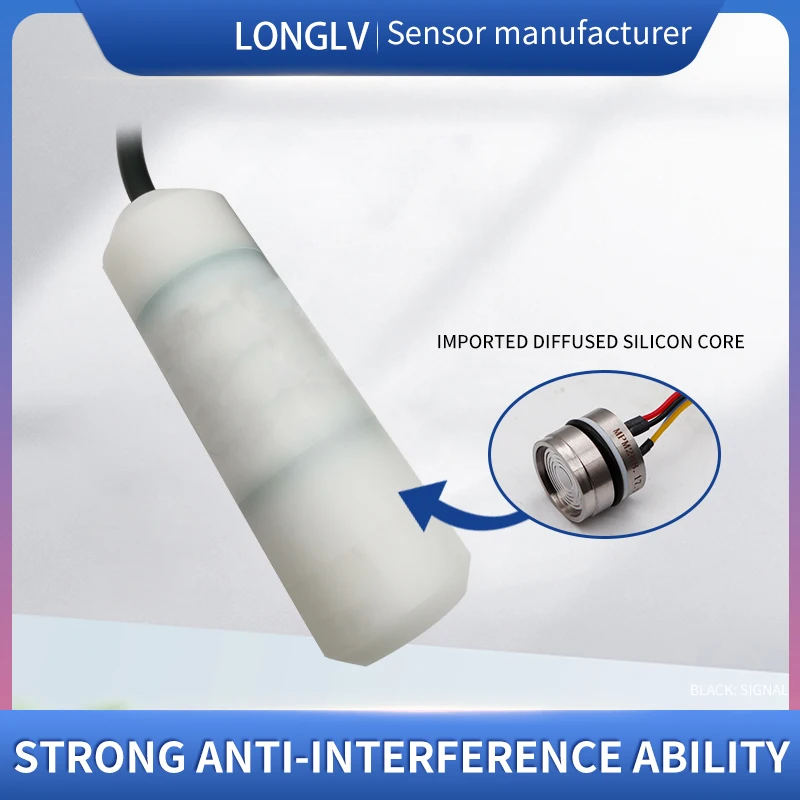 LONGLV PTL602 Input Type Anti Korosi Sensor Tingkat Cair