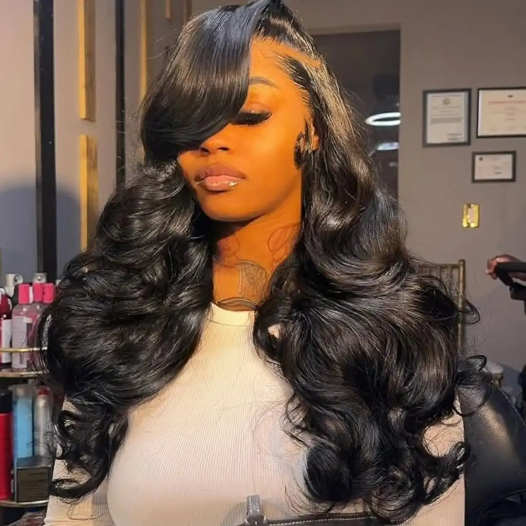 40 بوصة 13x6 الدانتيل الجبهة الجسم موجة الباروكات البرازيلي الشعر البشري قبل قطعها 13x4 الدانتيل الباروكات أمامي للنساء الشعر البشري 200 الكثافة