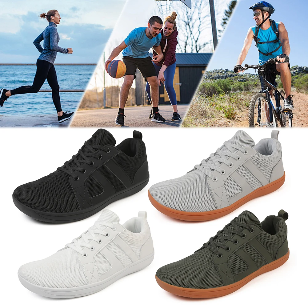 

Barefoot Shoes Breathable Casual Running Sneakers Anti-Slip Slip-On Shoes Minimalist Walking Shoes Outdoor Sports Shoes