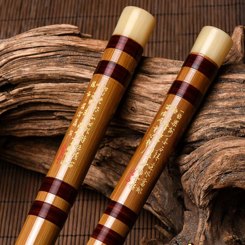 Chinese Bamboo Flute Dizi Traditional Flute Bamboo for Beginners Key C D E F G Musical Instruments