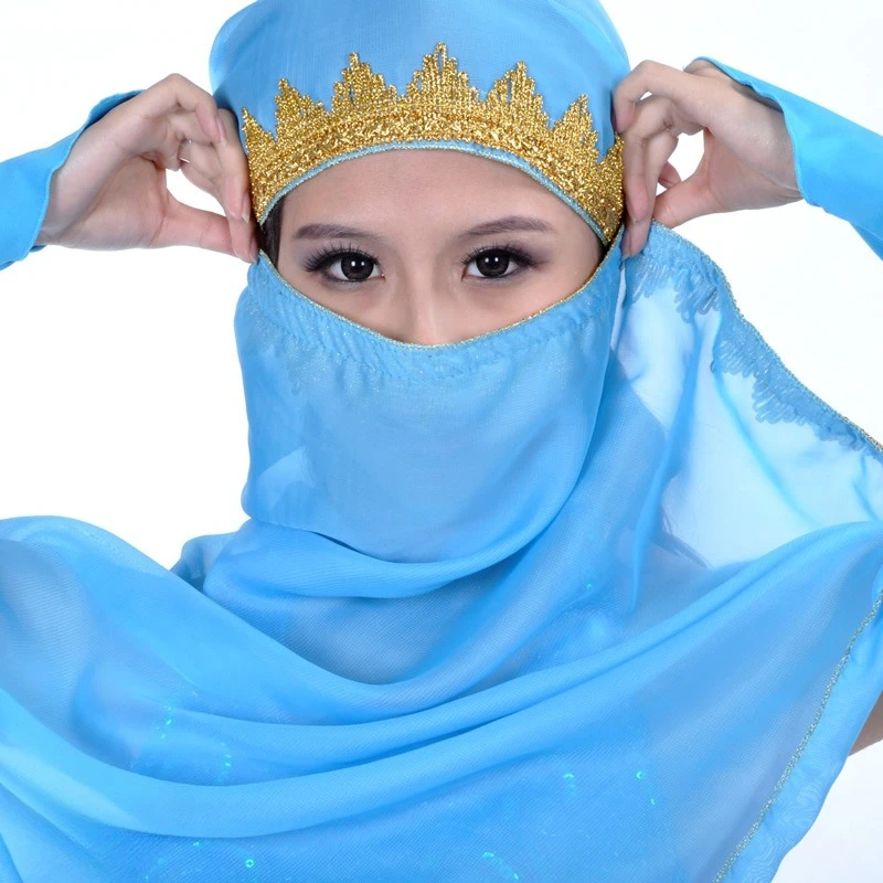 맞춤형 150x70cm 밸리 댄스 모자를 쓰고 있죠 밸리 댄스 의상 بدلة رقص شرقي 이국적인 댄스웨어