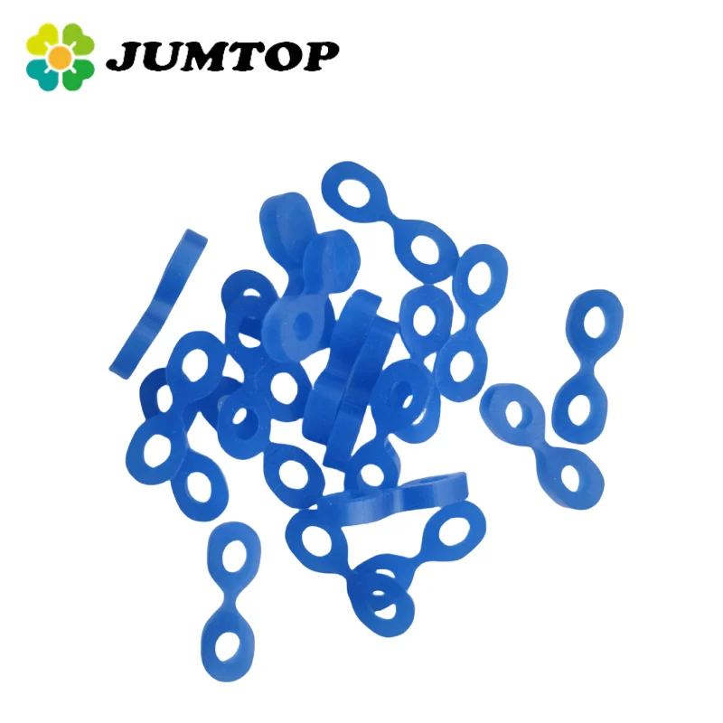 

JUMTOP 40 шт. Стоматологические расходные материалы: силиконовые эластичные фиксирующие клинки, разделители для зубов, инструменты для стоматологии