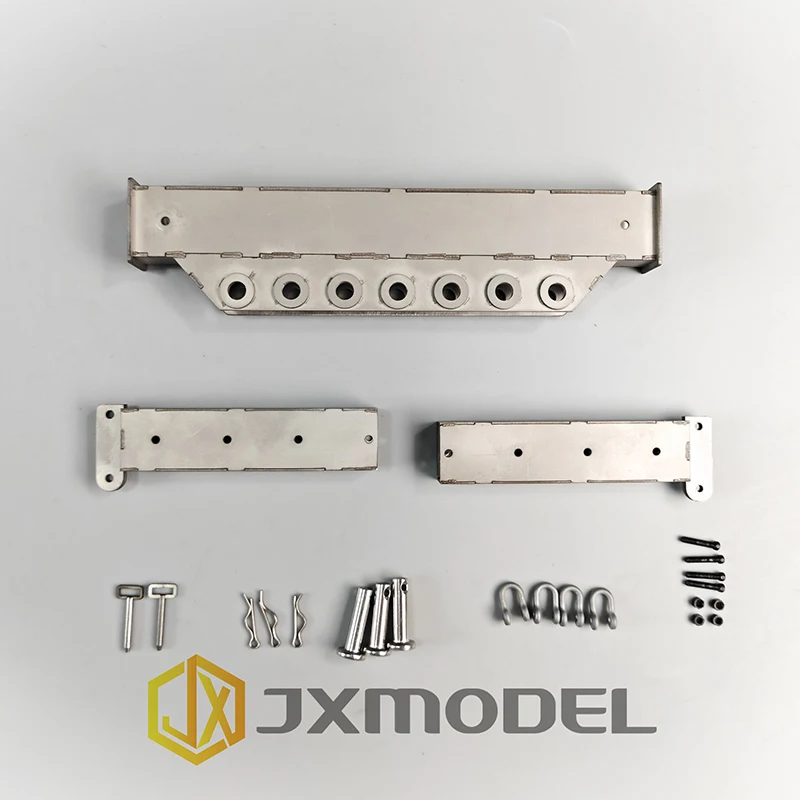 JXmodel Metal Simulation Mounted Crane Model Telescopic Lifting Attachment for 1/14 JXmodel RC Truck Mounted Crane Model Car