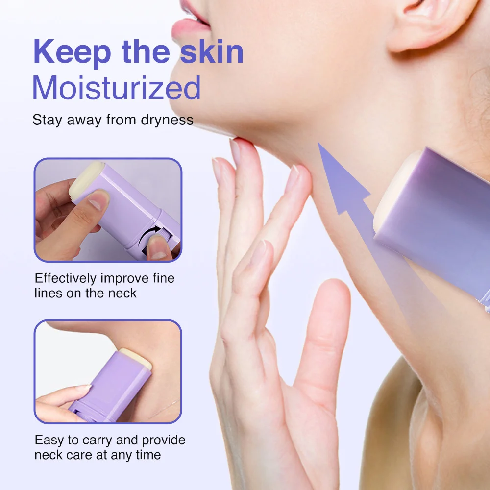 15g KOEC Collagen AH-8 Retinol Lifting Firming Neck Stick Moisturizing Replenishing Smoothing Anti-Wrinkle Reduce Neck Lines