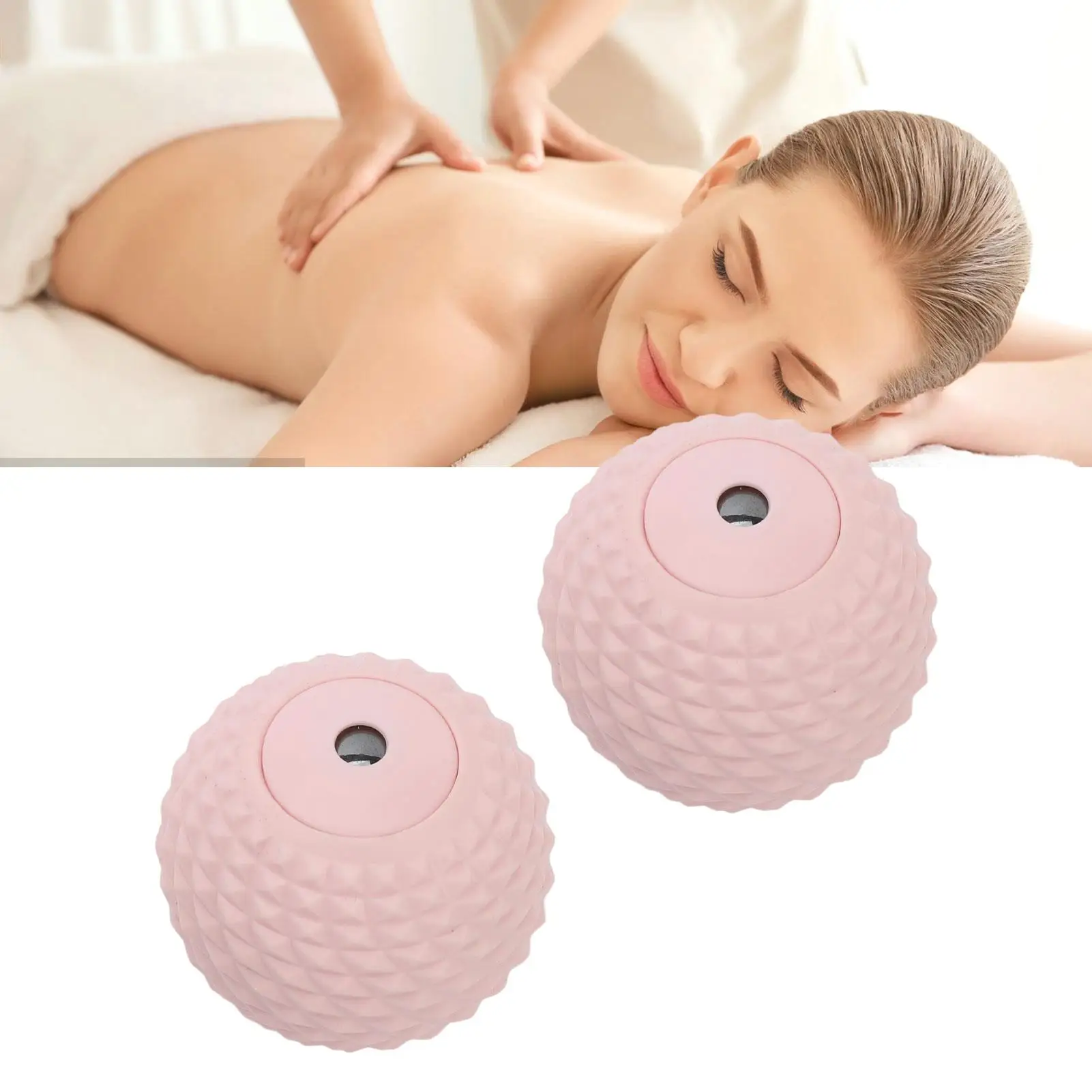 Balle de massage thérapeutique fongique portable, inodore, petite taille, adaptée aux instituts musculaires, force appropriée, idéale pour la maison et les voyages